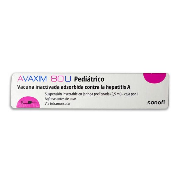 AVAXIM 80 (Hepatitis A pediátrico) - Imagen 2